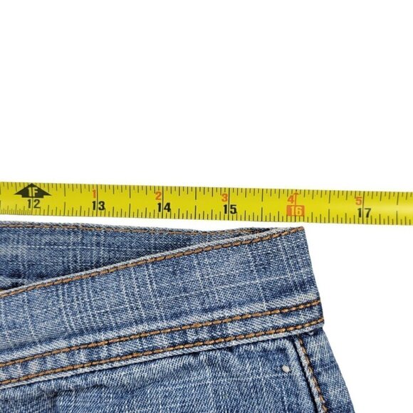 Rocawear Jeans Men Sz 32 32X28 Relaxed Fit Patch Straight Wide Leg Large Pockets - Picture 11 of 15